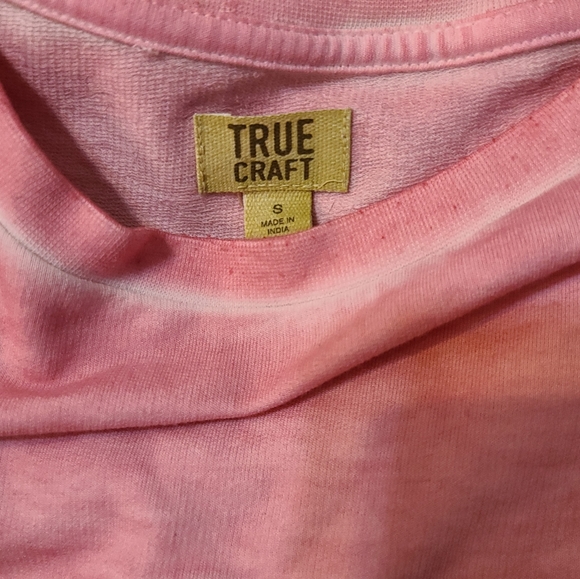 True Craft cold shoulder ruffles tassel long sleeve shirt - Picture 2 of 2